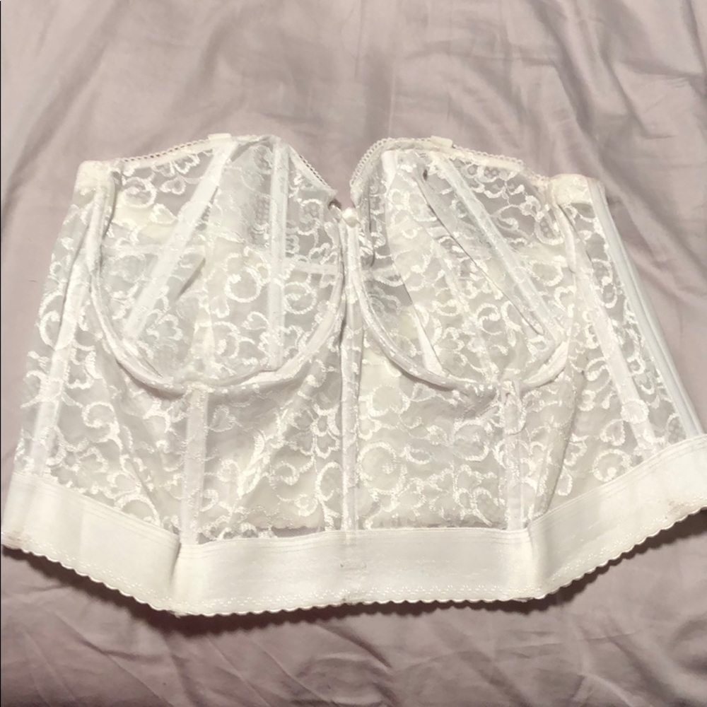 goddess lace bustier bra